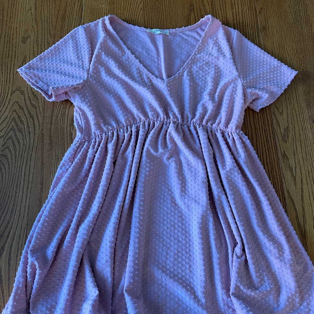 Pinkblush Light Pink Raglan V-Neck Blouse